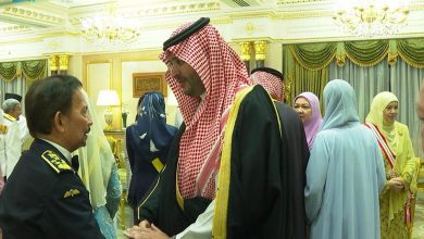 الأمير تركي بن محمد يحضر حفل الاستقبال الرسمي لزواج نجل سلطان بروناي